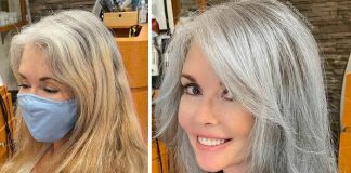 This is Why Hairdresser Encouraged Women To Ditch The Hair Dye And Embrace Their Natural Grey Hair ( 20 Pics )