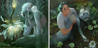 Andy Ivanov, Ukrainian Artist, has created a heartbreaking comic about a green mermaid.